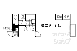 石田マンション 1Kの間取図画像