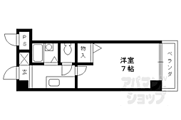 Builm-One 1Kの間取図画像