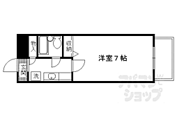 プリオールB 1Kの間取図画像