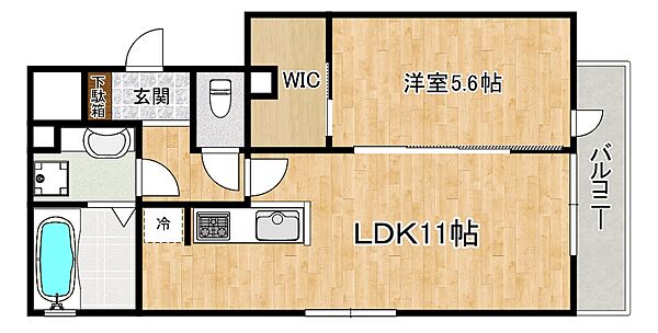 グレイスコート神戸本山 302｜兵庫県神戸市東灘区本山中町1丁目(賃貸アパート1LDK・3階・43.56㎡)の写真 その2