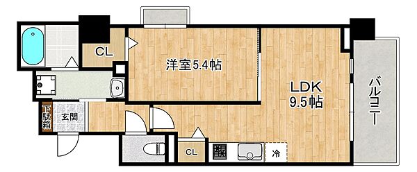 クラシェス深江 301｜兵庫県神戸市東灘区深江本町3丁目(賃貸マンション1LDK・3階・38.31㎡)の写真 その2