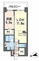 ケイマン 602 ｜ 兵庫県姫路市東延末1丁目（賃貸マンション1LDK・6階・45.54㎡） その2