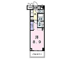 ザ　ベース東姫路 503 ｜ 兵庫県姫路市阿保（賃貸マンション1K・5階・30.81㎡） その2