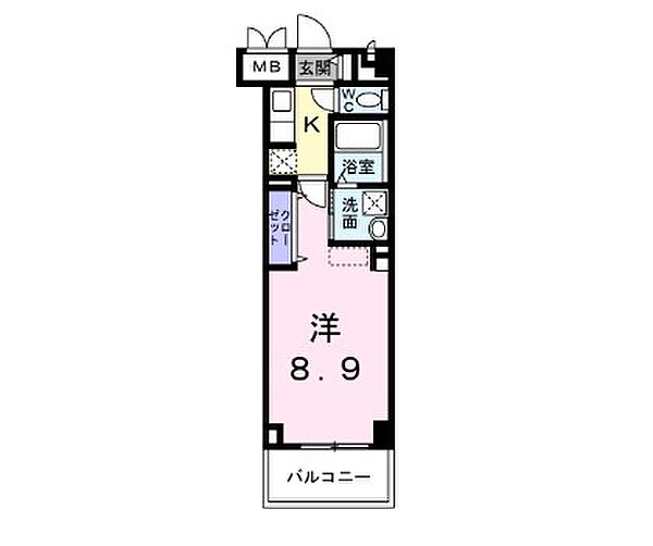 ザ　ベース東姫路 503｜兵庫県姫路市阿保(賃貸マンション1K・5階・30.81㎡)の写真 その2