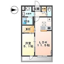 コンフォール　エスパース 202 ｜ 兵庫県揖保郡太子町糸井（賃貸アパート1LDK・2階・42.50㎡） その2