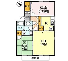 ウィンディーヒルズＢ棟 102 ｜ 兵庫県相生市赤坂2丁目（賃貸アパート2LDK・1階・59.28㎡） その2