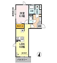 アズール 303 ｜ 兵庫県姫路市大津区天神町2丁目（賃貸アパート1LDK・3階・40.43㎡） その2