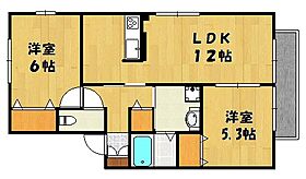 エスペランス西神戸　Ｂ 102 ｜ 兵庫県神戸市西区王塚台2丁目（賃貸アパート2LDK・1階・58.79㎡） その2