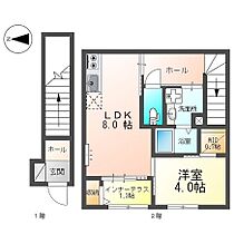 プランドール豊町  ｜ 兵庫県尼崎市武庫豊町２丁目（賃貸アパート1LDK・2階・37.82㎡） その2