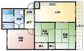 ハイツ中村  ｜ 兵庫県尼崎市富松町３丁目（賃貸マンション3LDK・2階・54.00㎡） その2