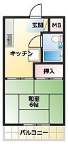 3Mドリームハイツ  ｜ 兵庫県尼崎市南武庫之荘２丁目（賃貸マンション1K・3階・20.00㎡） その2