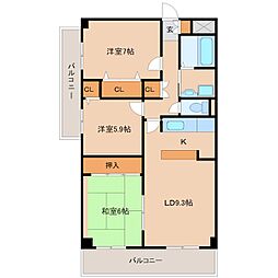 間取図画像 3LDK