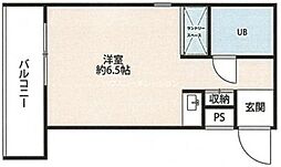 ダイドーメゾン武庫之荘2 ワンルームの間取図画像