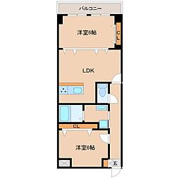 福々邸 2LDKの間取図画像