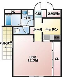 グランツコートジョン立花町 3階/-