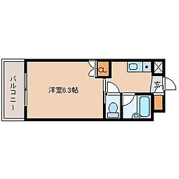 グレイスマンション4番館 1Kの間取図画像