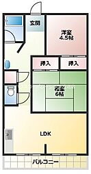 美和コーポ 3階/-
