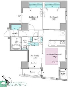 間取り：間取図