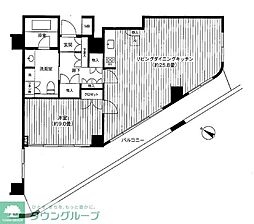 ヒューリック浅草一丁目 3階1LDKの間取り