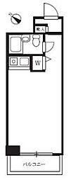 東急ドエルアルス音羽II 3階ワンルームの間取り