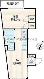 向丘・旬創館 1LDKの間取図画像