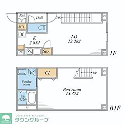 LEGALAND文京千石 1LDKの間取図画像