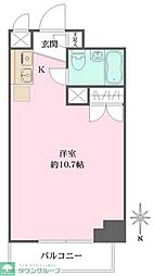 藤和半蔵門コープ ワンルームの間取図画像