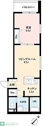 ワイゼア 1LDKの間取図画像