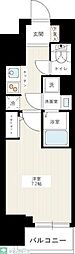 HY's三ノ輪 1Kの間取図画像