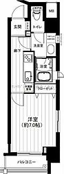 グランスイートTOKYOマークス 1Kの間取図画像