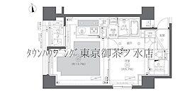 ZOOM秋葉原SQUARE 1LDKの間取図画像