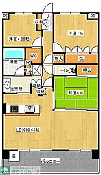 ラヴィアンコート墨田業平 3LDKの間取図画像