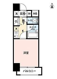 ホームズ御茶ノ水 1Kの間取図画像