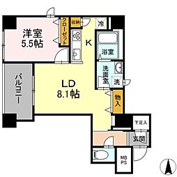 GRANSITE神田司町 1LDKの間取図画像