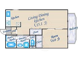 グリースシャトー桃山台 3階/-