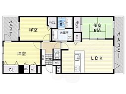 コスモ箕面小野原メイプルコート 3階
