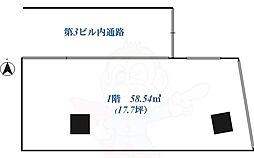 大阪駅前第3ビルの間取図画像