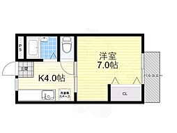 フィールズ箕面2 2階/-