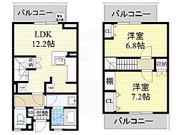 箕面ブジーノースB棟 1階