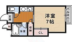 第1橋本ハイツ 2階/-