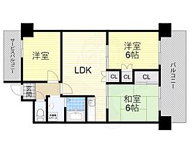 プランドール東豊中1(旧称:リアライズ東豊中1)  ｜ 大阪府豊中市東豊中町５丁目23番8号（賃貸マンション3LDK・2階・59.00㎡） その2