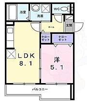 エスポアール上山手  ｜ 大阪府吹田市上山手町9番13号（賃貸アパート1LDK・3階・34.78㎡） その2