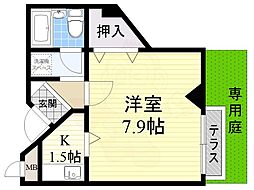 ナヴィール箕面 1階/-