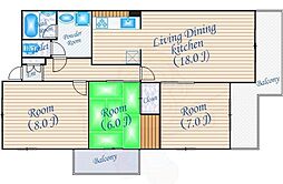 TGC緑地公園マンション第9 4階