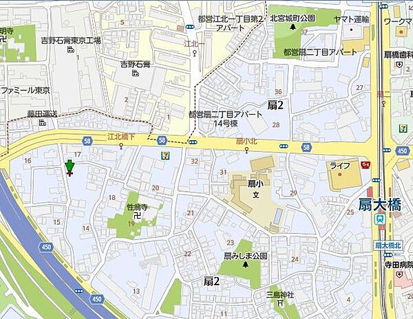 フォンテ　クレラ 208｜東京都足立区扇2丁目(賃貸マンション1LDK・2階・35.17㎡)の写真 その15