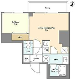 間取図画像 1LDK
