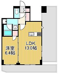 ユリカロゼ五反野III 1LDKの間取図画像