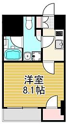 MAXIV CROS竹ノ塚 1Kの間取図画像