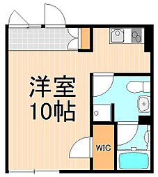 EDIT北千住 ワンルームの間取図画像