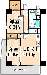 BelleEpoque 2LDKの間取図画像